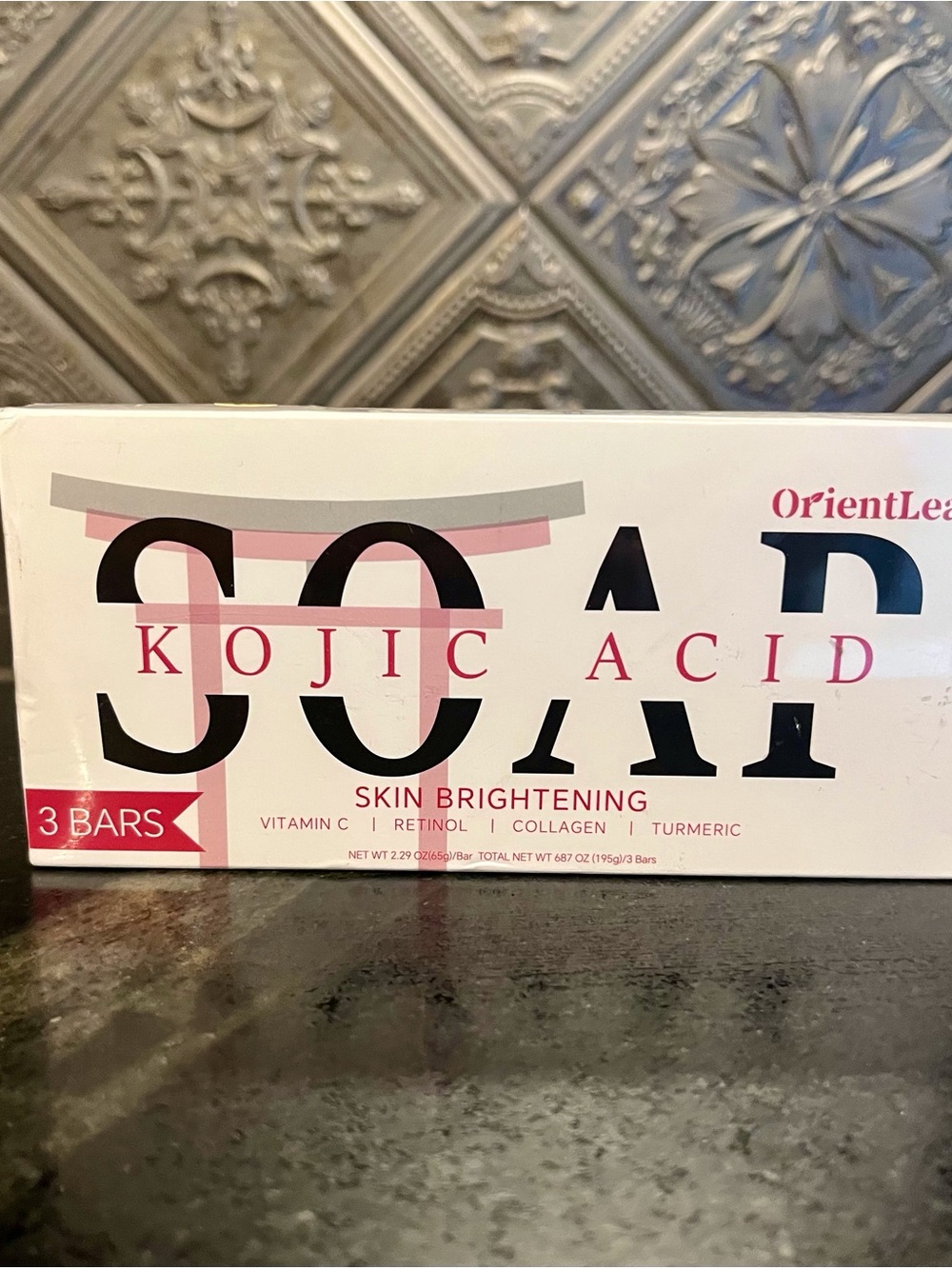 Kojic Acid Skin Brightening Soap Bar - White